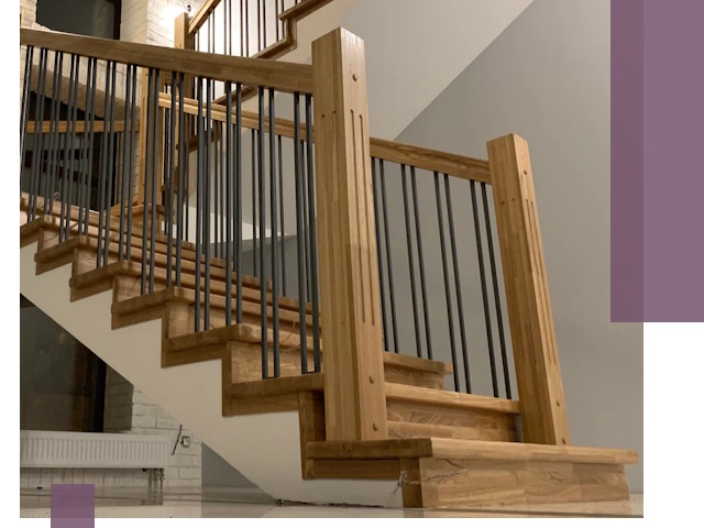 Реставрация деревянных и металлических лестниц в Томске