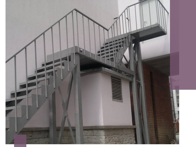 Монтаж пожарных лестниц под ключ в Томске с гарантией качества