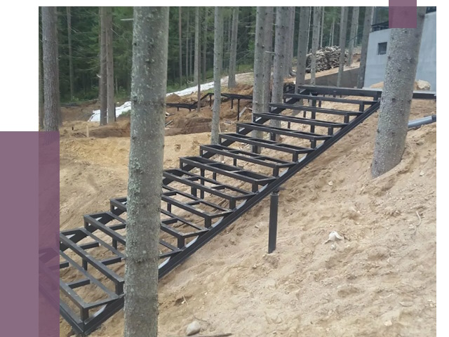 Монтаж металлических лестниц в Томске от 14478 руб. 