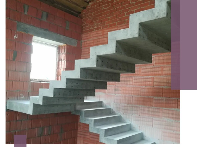 Бетонные лестницы под ключ в Томске: монтаж, демонтаж, ремонт