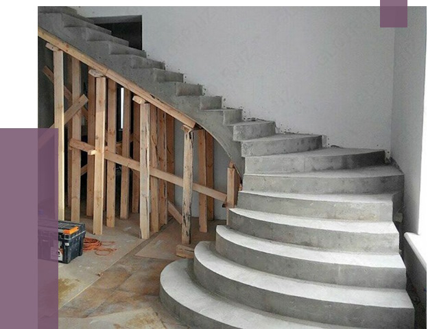 Изготовление бетонных лестниц под ключ в Томске от 21308 руб. | ПРОЛЁТ-Тмс
