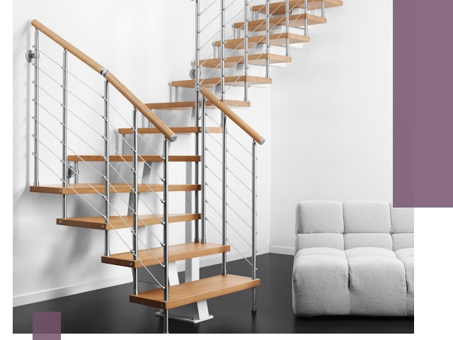 Модульные лестницы под ключ в Томске — монтаж и изготовление