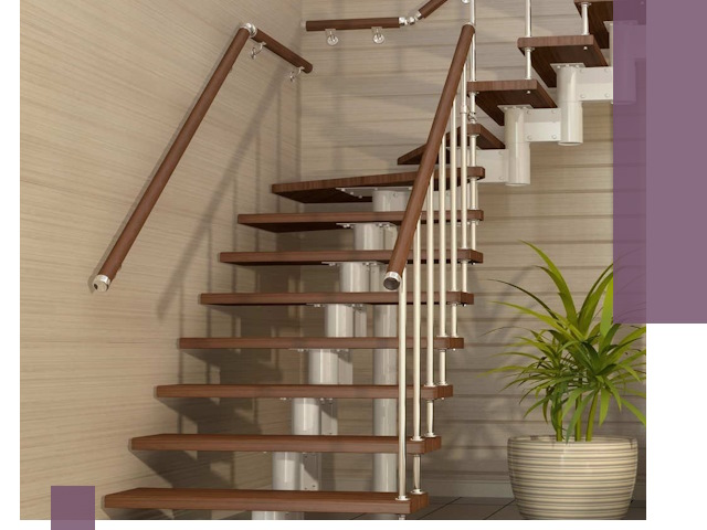 Изготовление модульных лестниц под ключ в Томске