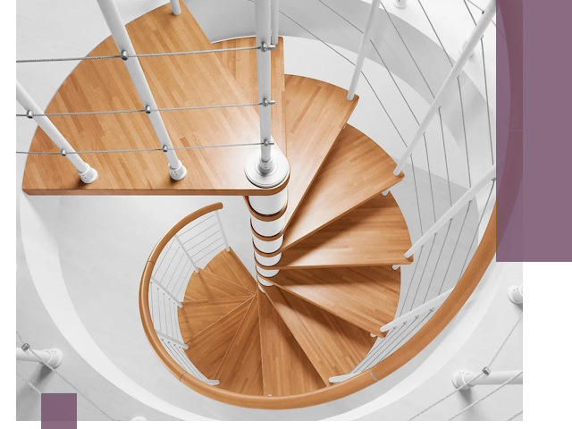 Изготовление винтовых лестниц под ключ в Томске