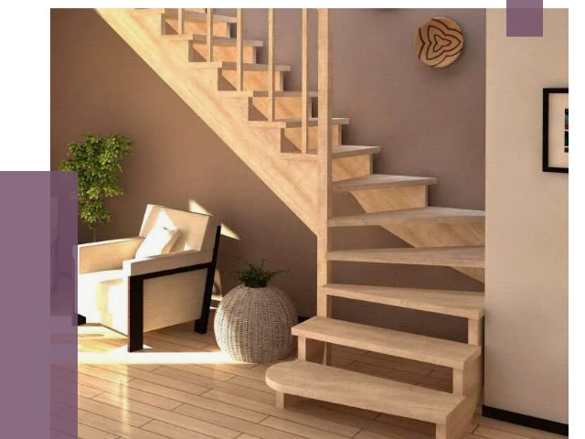 Изготовление Г-образных лестниц в Томске от 20215 руб. 