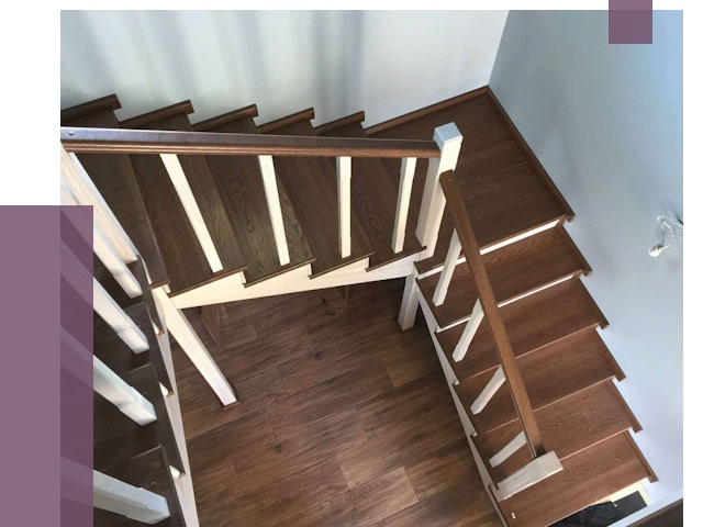 Изготовление П-образных лестниц в Томске от 16227 руб.