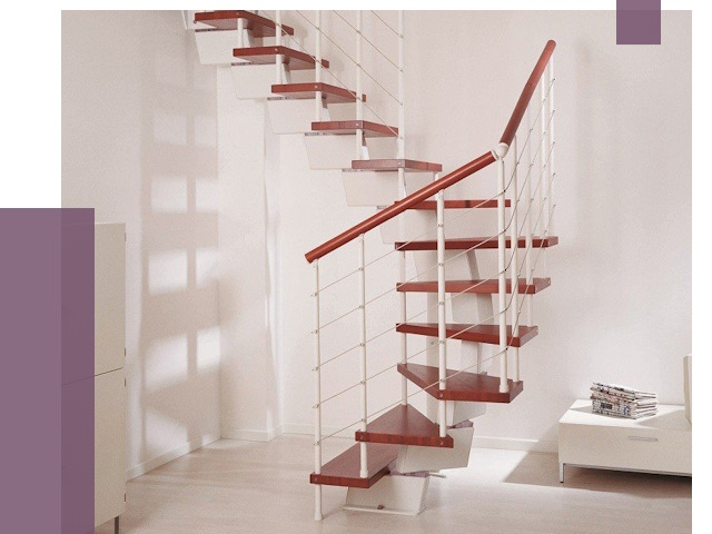 Изготовление лестниц на больцах в Томске от 10381 руб. | ПРОЛЁТ-Тмс