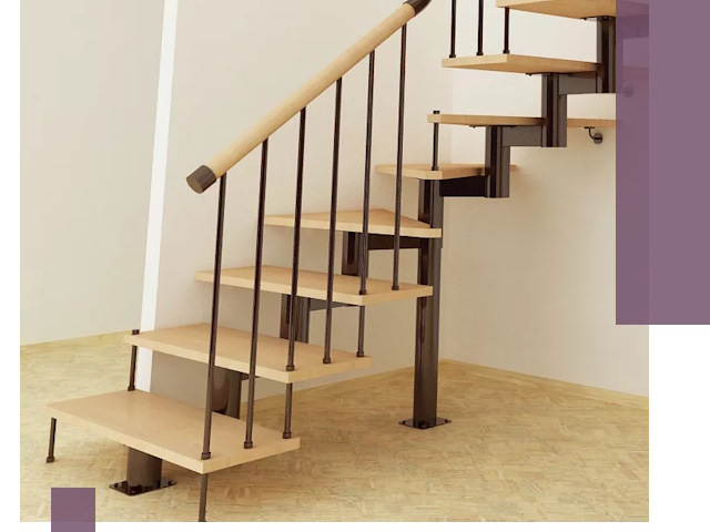 Монтаж лестниц на больцах в Томске — быстро и надежно