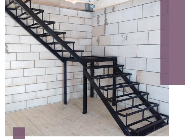 Лестницы на металлокаркасе под ключ в Томске — изготовление и монтаж