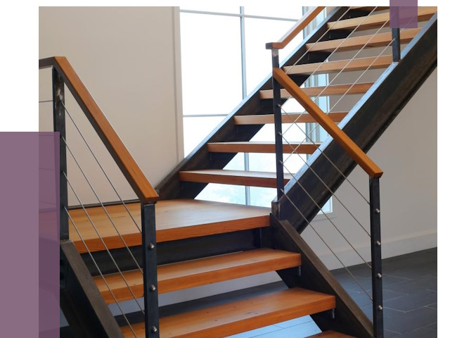 Изготовление лестниц на металлокаркасе в Томске от 20215 руб. | ПРОЛЁТ-Тмс