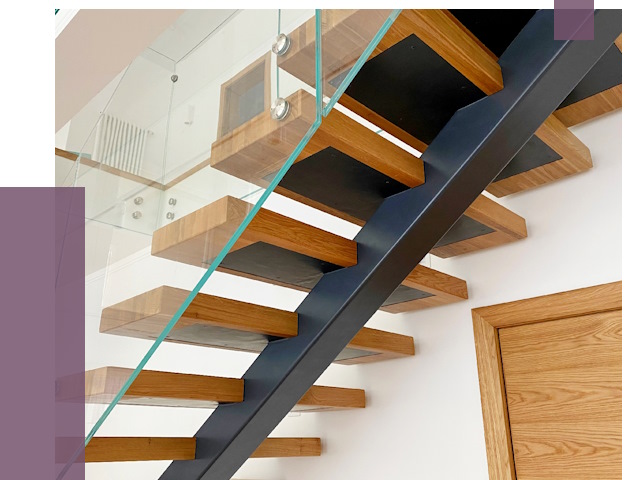 Лестницы на монокосоуре в Томске от 20215 руб. под ключ | ПРОЛЁТ-Тмс