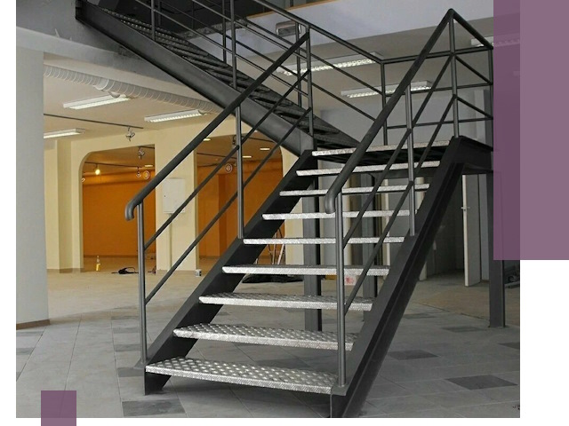 Лестницы для офиса в Томске: изготовление, монтаж, демонтаж