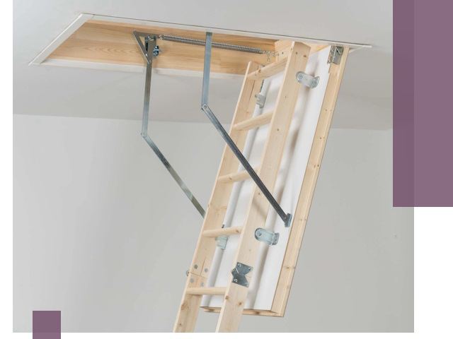 Установка чердачной лестницы под ключ в Томске