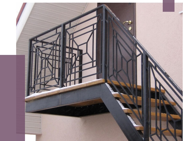 Металлические перила в Томске от 4589 руб.  | ПРОЛЁТ-Тмс