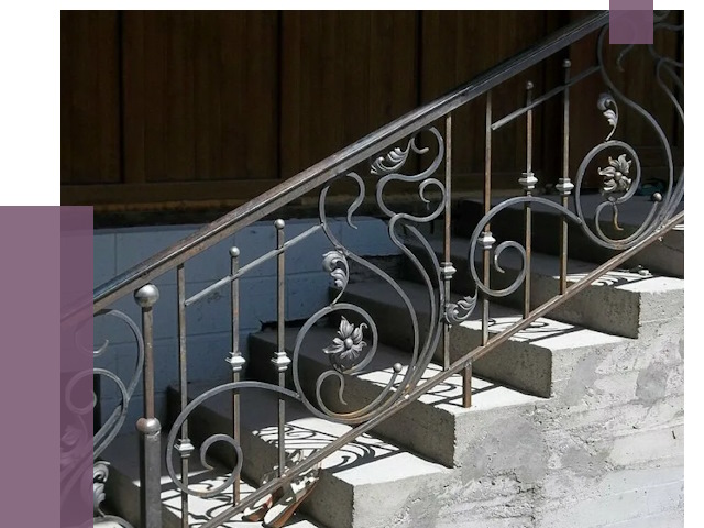 Кованые перила в Томске от 9288 руб. под ключ — качество от ПРОЛЁТ-Тмс