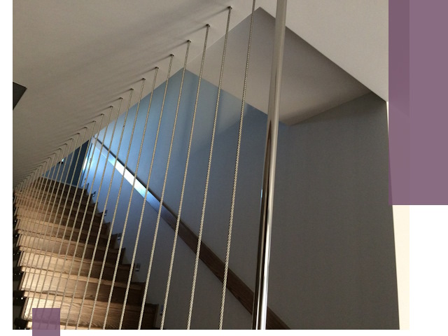 Тросовые перила под ключ в Томске — производство и монтаж