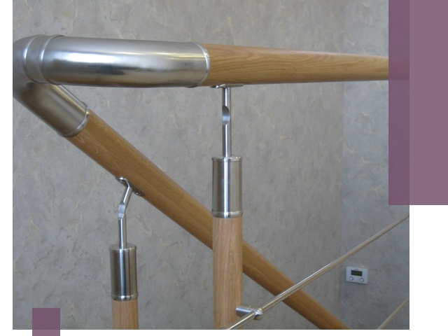 Комбинированные перила на заказ в Томске — монтаж и производство