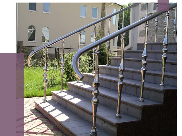 Перила для крыльца в Томске от 11473 руб. — монтаж ПРОЛЁТ-Тмс