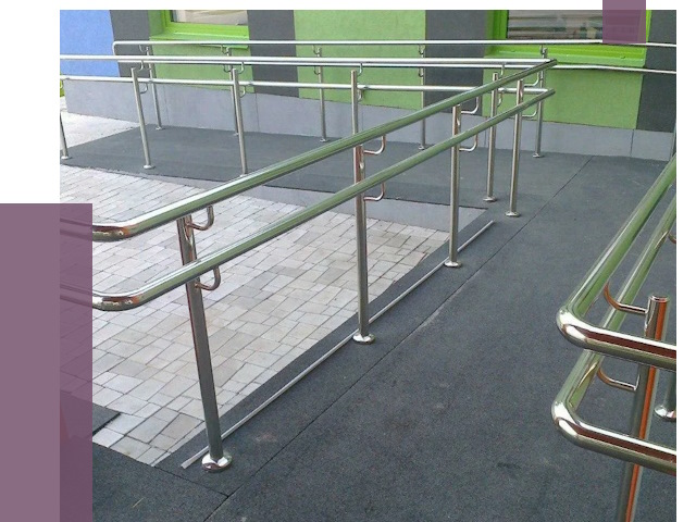 Ограждения пандусов в Томске от 4644 руб. монтаж | ПРОЛЁТ-Тмс