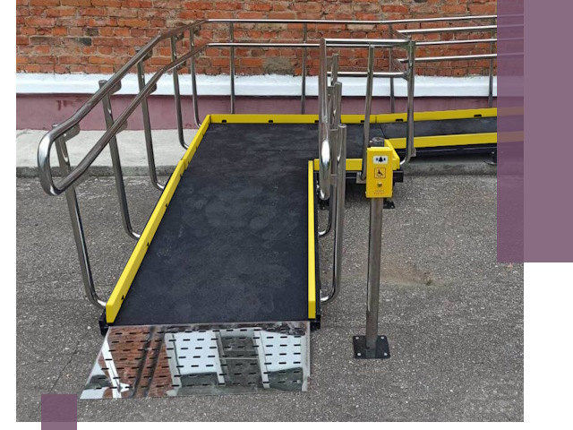 Изготовление наклонных пандусов для инвалидов в Томске