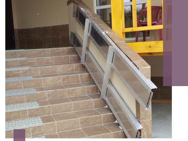 Откидные пандусы под ключ в Томске — монтаж и демонтаж