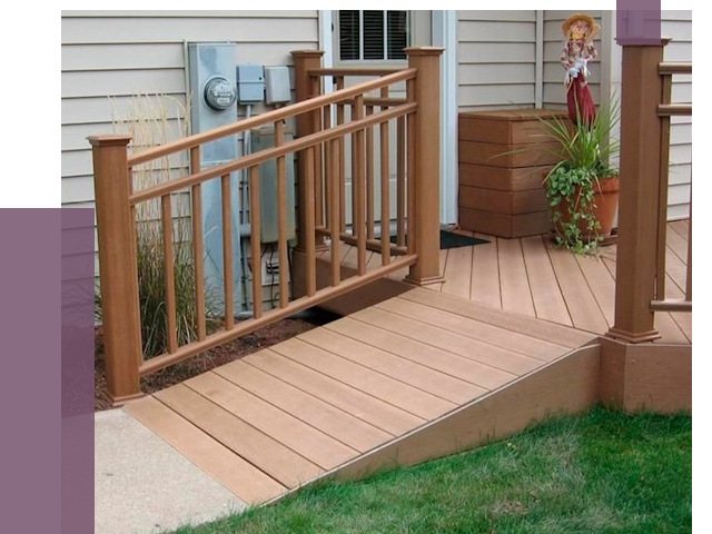 Пандус на крыльцо в Томске под ключ от 8305 руб.