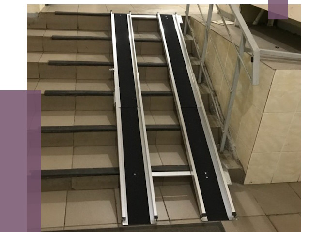 Установка пандуса в подъезд в Томске от 8523 руб. под ключ | ПРОЛЁТ-Тмс