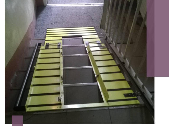 Профессиональный монтаж пандуса в подъезд в Томске