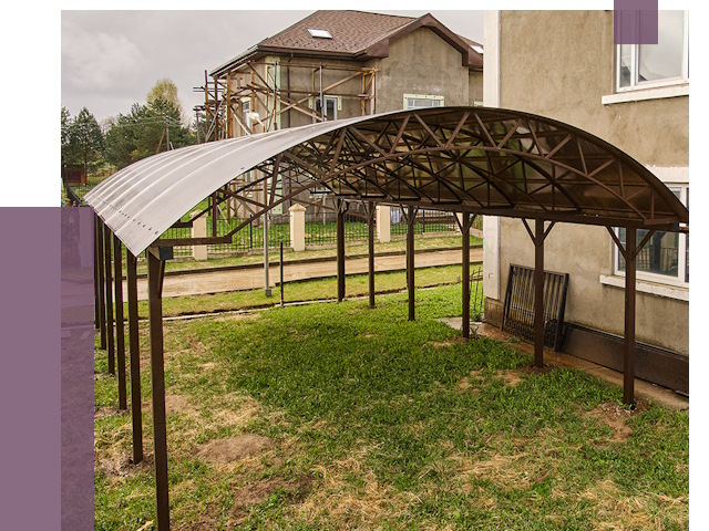 Демонтаж навесов в Томске от 4917 руб. — разборка и вывоз | ПРОЛЁТ-Тмс