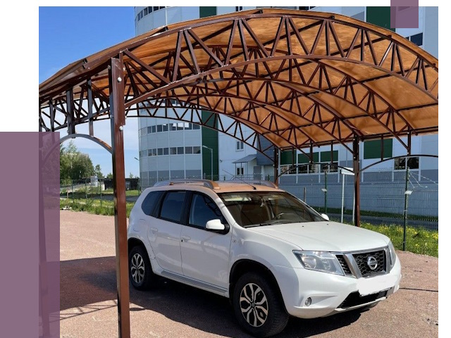 Недорогие навесы в Томске от 45893 руб. | ПРОЛЁТ-Тмс