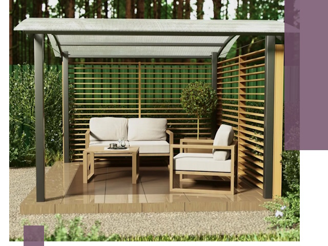 Навесы для дачи в Томске: изготовление, монтаж и демонтаж