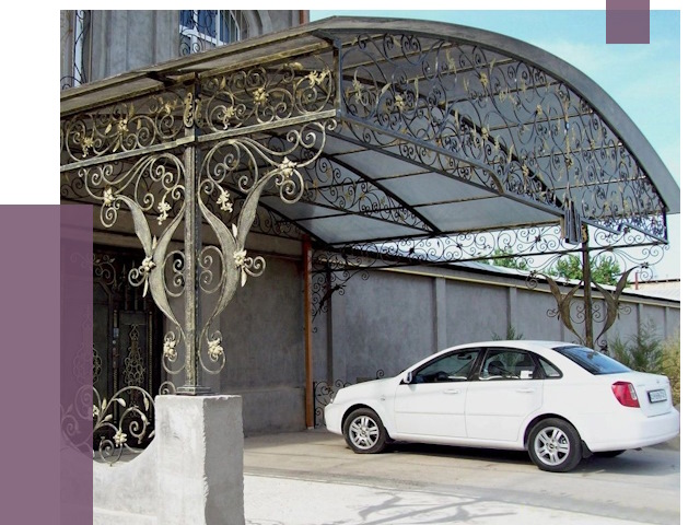 Кованые навесы в Томске от 15571 руб. | ПРОЛЁТ-Тмс