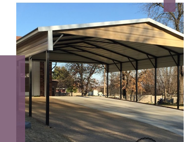 Двускатные навесы в Томске от 8578 руб. | ПРОЛЁТ-Тмс