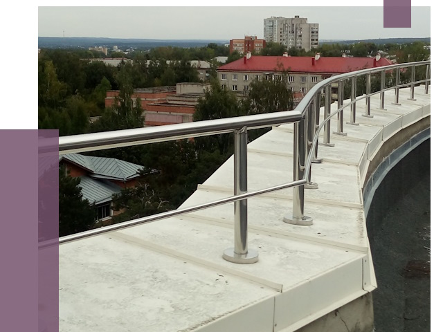 Парапеты и ограждения кровли в Томске от 5300 руб.