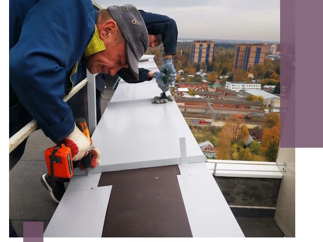 Монтаж парапетов в Томске — установка прочных металлических ограждений