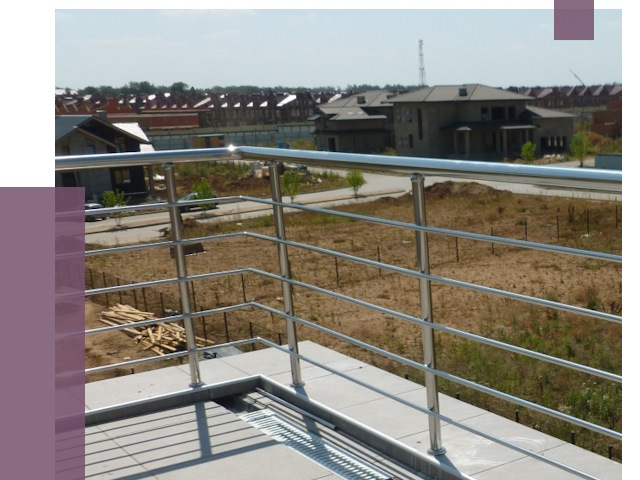 Парапеты из нержавеющей стали в Томске от 8523 руб. за м² | ПРОЛЁТ-Тмс