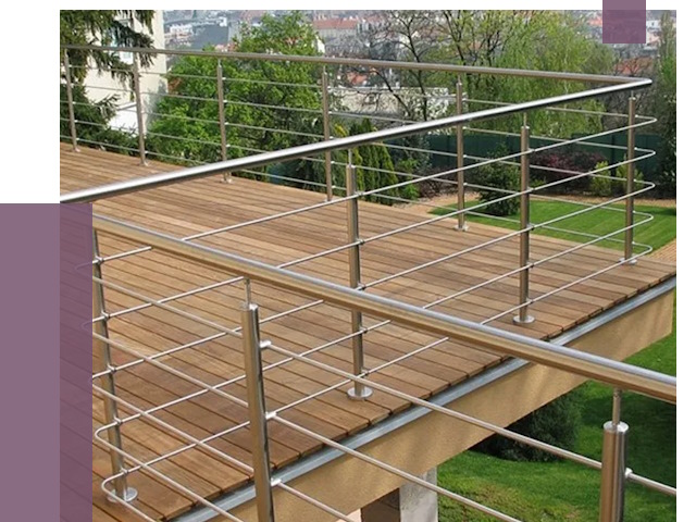 Алюминиевые парапеты в Томске под ключ от 8305 руб. 