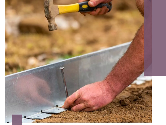 Монтаж металлических бордюров в Томске быстро и качественно