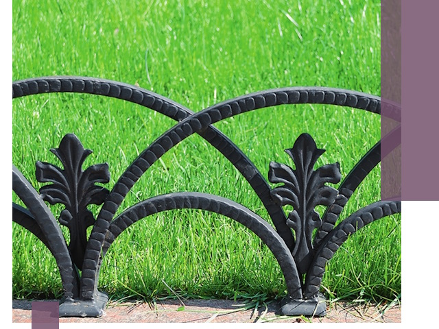 Декоративные металлические бордюры под ключ в Томске