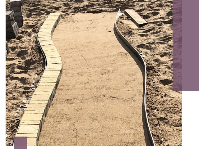 Металлические бордюры для тротуаров в Томске — прочные и долговечные