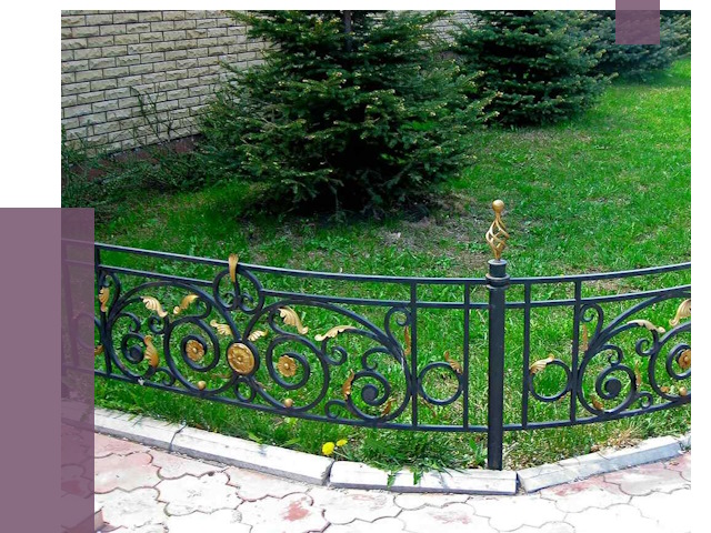 Кованые газонные ограждения в Томске от 8141 руб. — ПРОЛЁТ-Тмс