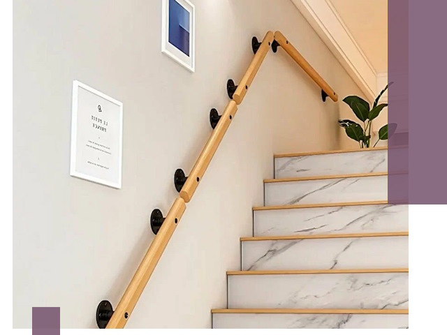 Поручни металлические и деревянные под ключ в Томске