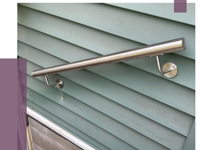 Поручни из нержавеющей стали в Томске от 8195 руб.  | ПРОЛЁТ-Тмс