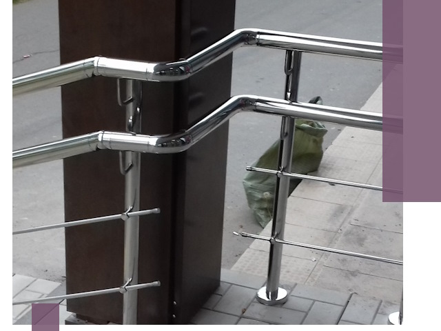 Монтаж поручней из нержавеющей стали в Томске качественно и быстро